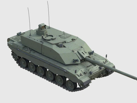 Challenger 3 Main battle tank 3D Model