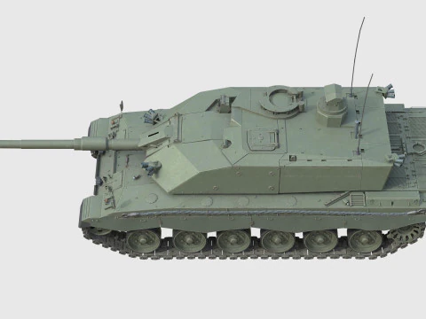 Challenger 3 Main battle tank 3D Model