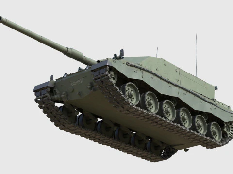 Challenger 3 Main battle tank 3D Model