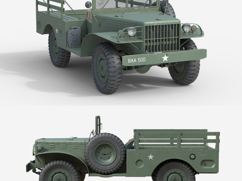 Dodge WC 51 3D Модель
