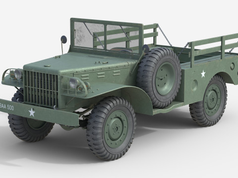 Dodge WC 51 3D 模型