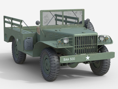 Dodge WC 51 3D 模型