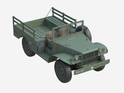 Dodge WC 51 3D 模型