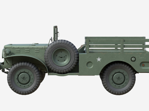 Dodge WC 51 3D 模型