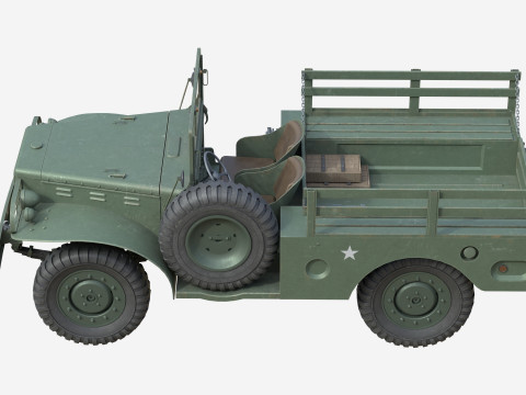 Dodge WC 51 3D 模型