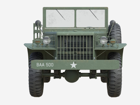 Dodge WC 51 3D 模型