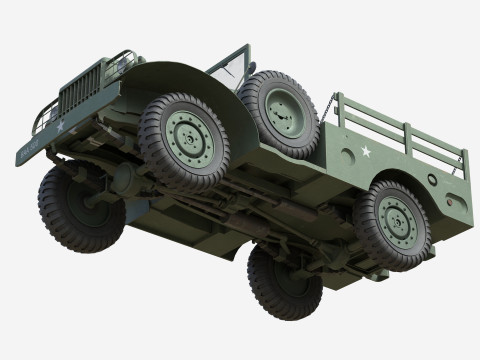 Dodge WC 51 3D 模型