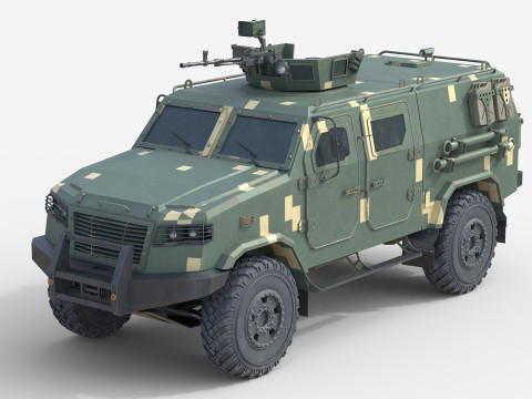 Kozak 5 armored personnel carrier Modèle 3D