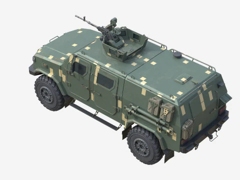 Ve&iacute;culo blindado de transporte de pessoal Kozak 5 Modelo 3D