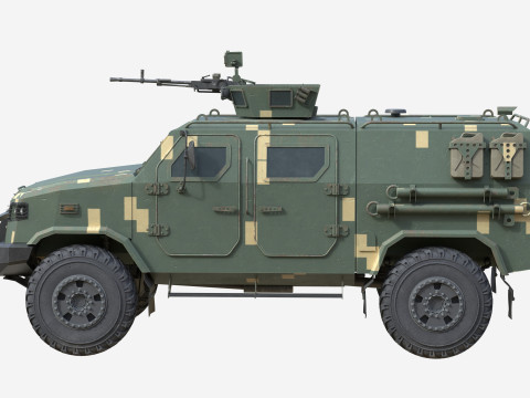 Kozak 5 armored personnel carrier Modèle 3D