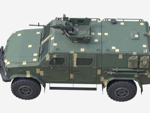 Ve&iacute;culo blindado de transporte de pessoal Kozak 5 Modelo 3D
