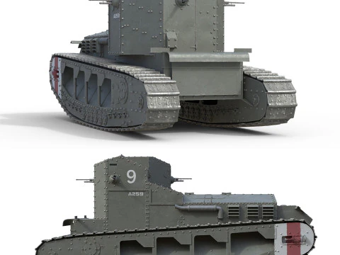 मीडियम मार्क ए व्हिपेट 3D मॉडल