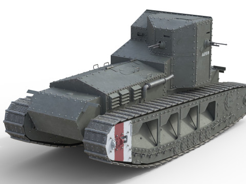 Medium Mark A Whippet Modelo 3D
