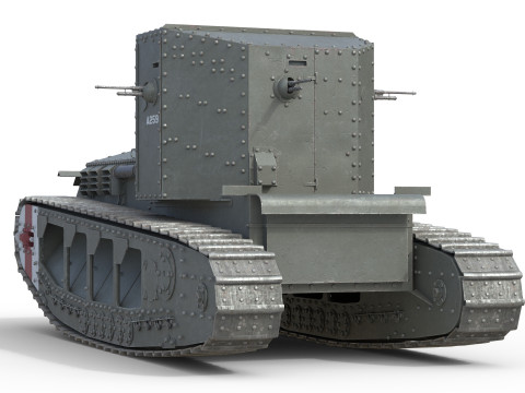 Medium Mark A Whippet Modelo 3D