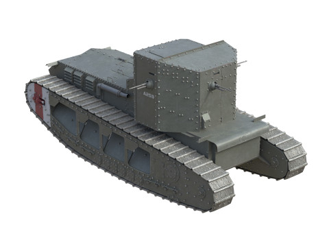 Medium Mark A Whippet Modelo 3D