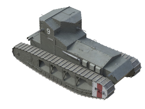 Medium Mark A Whippet Modelo 3D