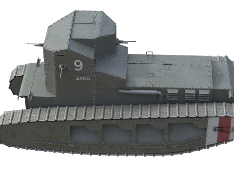 Marchio medio Un Whippet Modello 3D