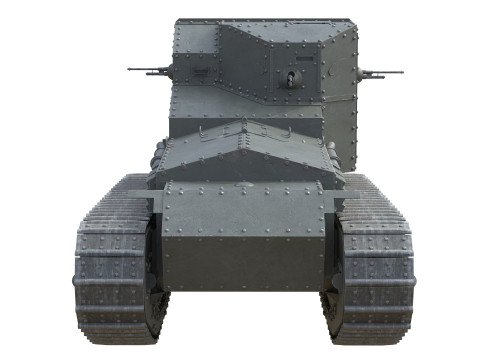 Medium Mark A Whippet Modelo 3D