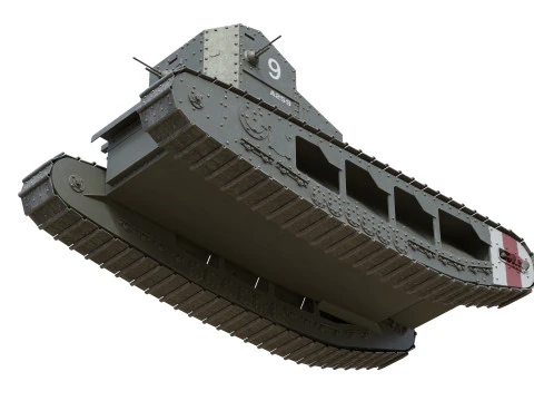 Marchio medio Un Whippet Modello 3D