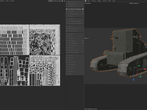 Medium Mark A Whippet Modelo 3D