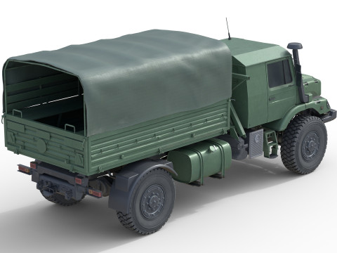 Mercedes Benz Zetros Truck Modelo 3D