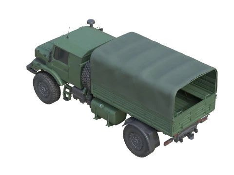 Camion Mercedes Benz Zetros Modello 3D