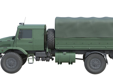 Mercedes Benz Zetros Truck Modelo 3D