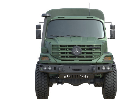 Mercedes Benz Zetros Truck Modelo 3D