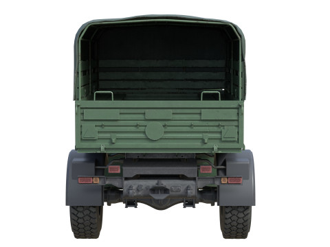 Mercedes Benz Zetros Truck Modelo 3D