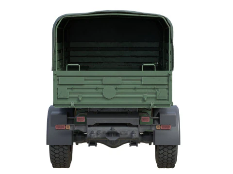 Camion Mercedes Benz Zetros Modello 3D