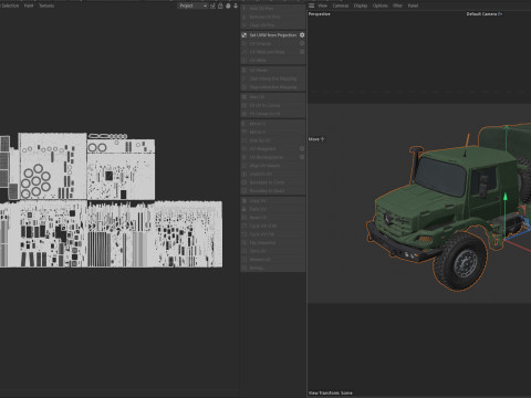 Mercedes Benz Zetros Truck Modelo 3D