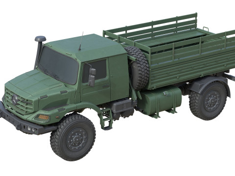 Mercedes Benz Zetros Truck Modelo 3D