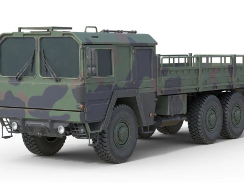 オフロード輸送トラック 3Dモデル