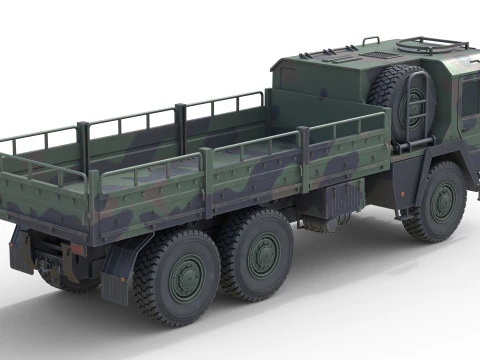 オフロード輸送トラック 3Dモデル