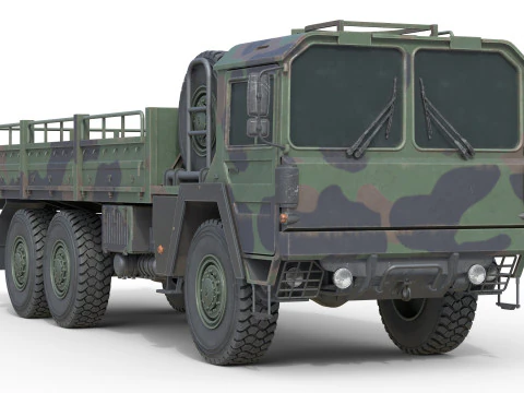 オフロード輸送トラック 3Dモデル