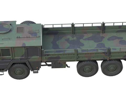 オフロード輸送トラック 3Dモデル