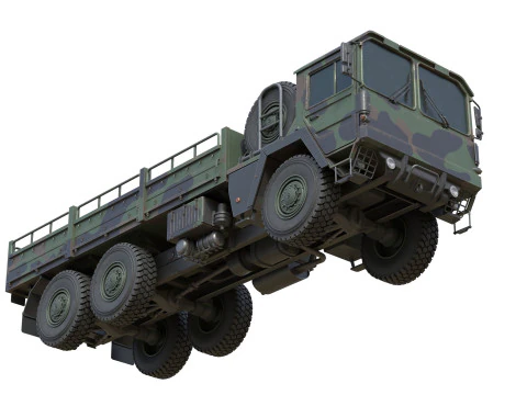 オフロード輸送トラック 3Dモデル