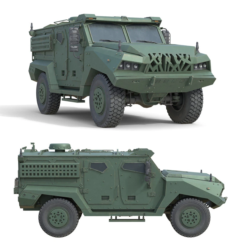 Veicolo per la mobilità protetta Patriot II Modello 3D .c4d .max .obj .3ds .fbx .stl .blend