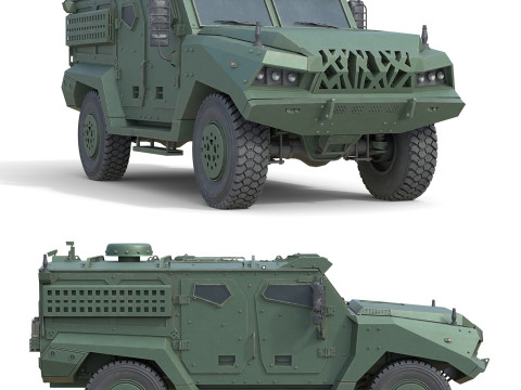Patriot II Protected Mobility Vehicle 3D Модель