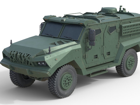 Patriot II Protected Mobility Vehicle Model 3D