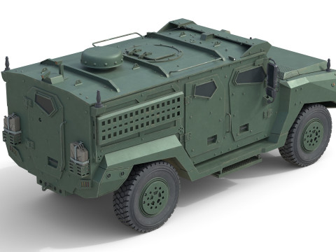 Patriot II Protected Mobility Vehicle Model 3D