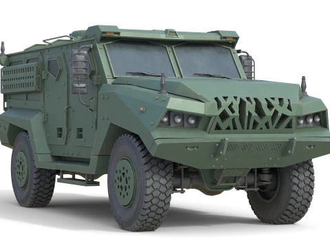 Veicolo per la mobilit&agrave; protetta Patriot II Modello 3D