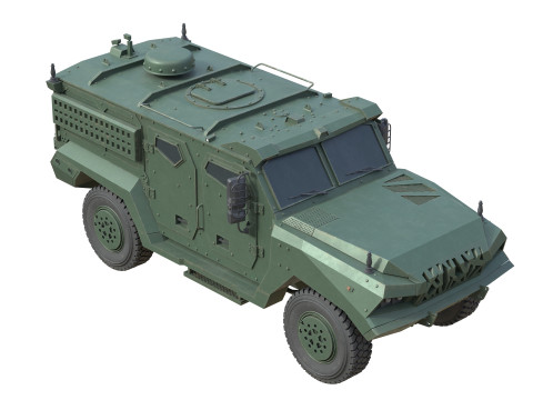 Patriot II Protected Mobility Vehicle Model 3D
