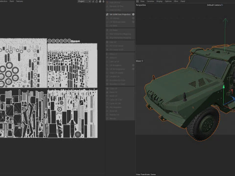 Veicolo per la mobilit&agrave; protetta Patriot II Modello 3D