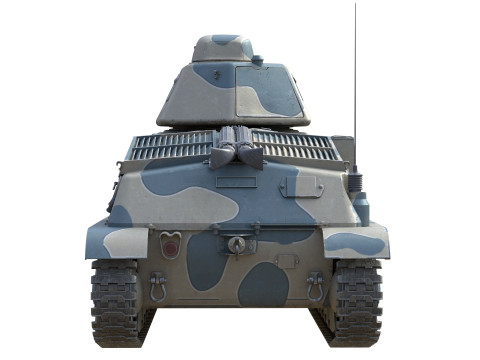 SOMUA S35 Cavalry tank 3D Model