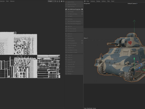 SOMUA S35 Cavalry tank 3D Model
