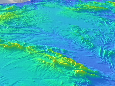 Spain terrain map 3D Модель