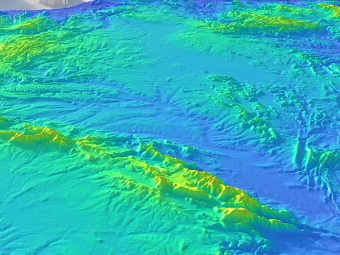 Spain terrain map 3D Model