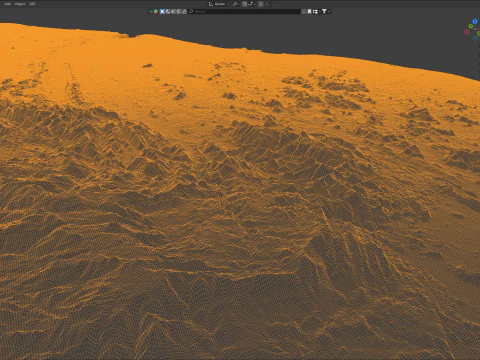 Sri Lanka terrain map 3D Model