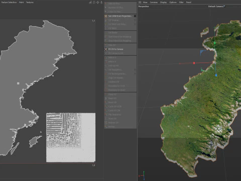 Sweden terrain map 3D Model